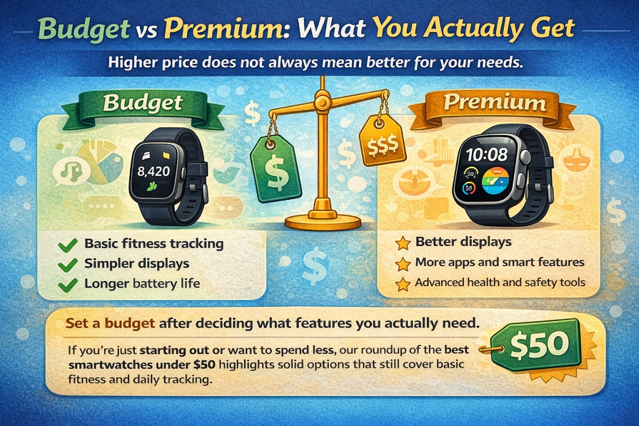 budget vs premium smartwatches