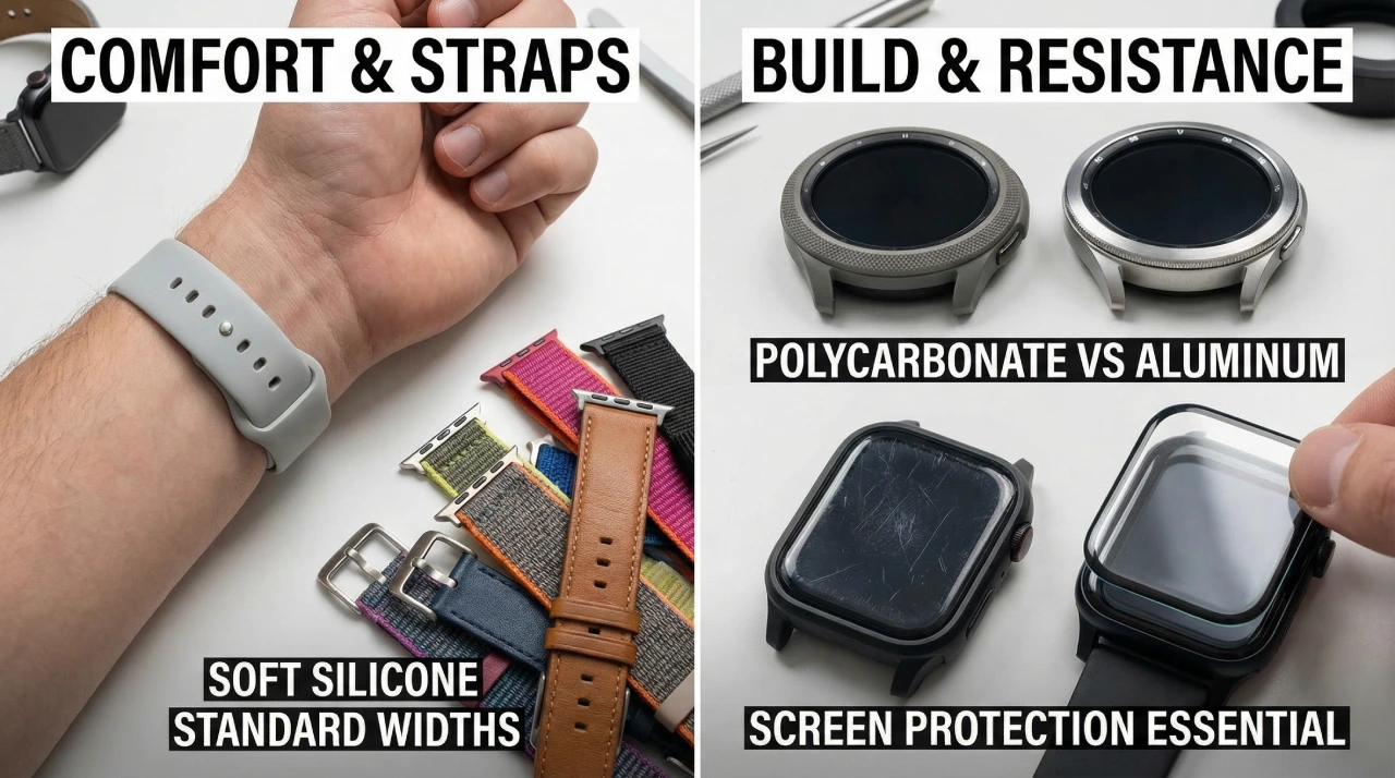 smartwatch build quality and comfort